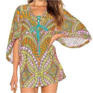 Colorful Women's micro mini dress swim cover
